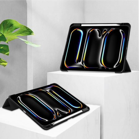 Etui Bizon Case Tab Clear Matt do iPad Pro 13" 7 gen. 2024, czarne