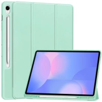 Etui z klapką Bizon Case Tab Lizard do Galaxy Tab S10 FE Plus, miętowe