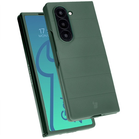 Pancerne etui Bizon Case Tur do Galaxy Z Fold6, ciemnozielone