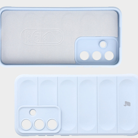 Pancerne etui Bizon Case Tur do Galaxy S25 FE, jasnoniebieskie