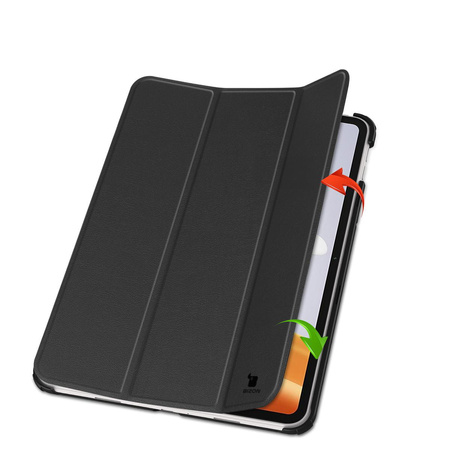 Etui Bizon Case Tab Croc do Oppo Pad Neo, czarne