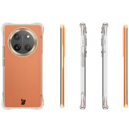 Elastyczne etui Bizon Case Salpa do Honor Magic7 Lite, przezroczyste