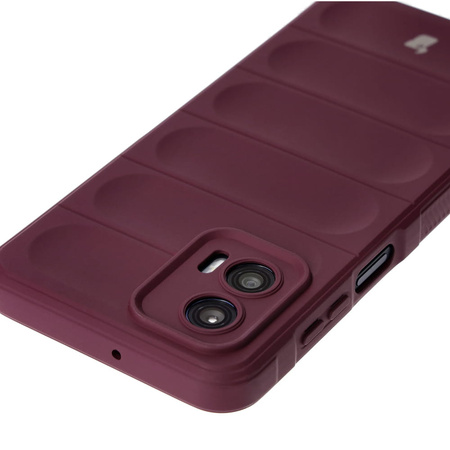 Pancerne etui Bizon Case Tur do Motorola Moto G73 5G, burgundowe