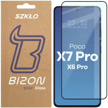 Szkło hartowane Bizon Glass Edge 2 do Xiaomi Poco X6 Pro