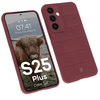 Pancerne etui Bizon Case Tur do Galaxy S25 Plus, ciemnofioletowe