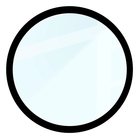 Szkło hybrydowe Bizon Glass Watch Edge Hybrid dla Google Pixel Watch 4 45 mm, czarne