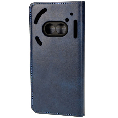 Etui z klapką Bizon Case Pocket do Nothing Phone (2a) / (2a) Plus, granatowe