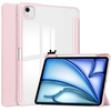 Etui Bizon Case Tab Clear Matt do iPad Air 13" 2024, różowe