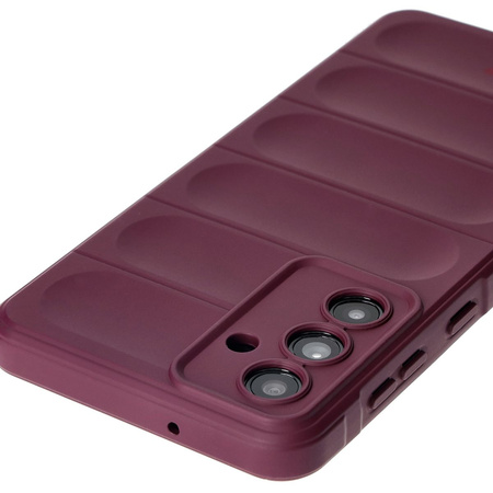 Pancerne etui Bizon Case Tur do Galaxy M55 5G, burgundowe