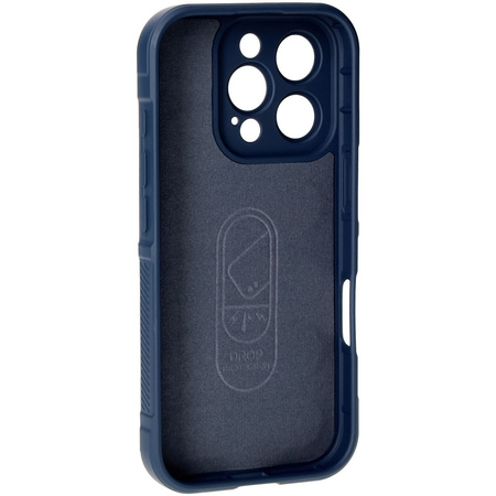 Pancerne etui Bizon Case Tur do iPhone 16 Pro, granatowe