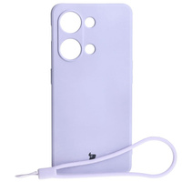 Etui Bizon Case Silicone Sq do OnePlus Nord 3, jasnofioletowe