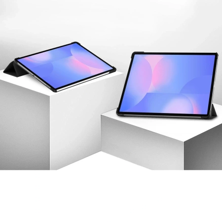 Etui z klapką Bizon Case Tab Croc do Galaxy Tab S10 FE Plus, czarne