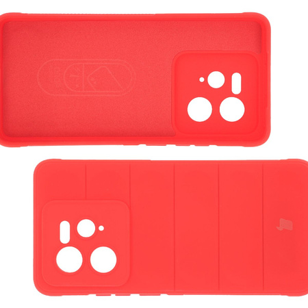 Pancerne etui Bizon Case Tur do Realme GT 7 Pro, czerwone