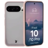 Etui Bizon Case Angelo do Pixel 10 / 10 Pro, półprzezroczyste z różową ramką