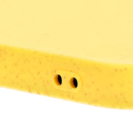 Ekologiczne etui Bizon Bio-Case do iPhone 14 Plus, żółte