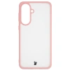 Etui Bizon Case Angelo do Galaxy A57 5G, półprzezroczyste z jasnoróżową ramką