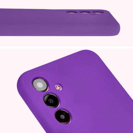 Etui silikonowe Bizon Soft Case do Galaxy A25 5G, fioletowe