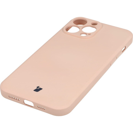 Etui Bizon Case Silicone do iPhone 13 Pro Max, jasnoróżowe