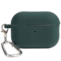 Etui Bizon Case Headphone Silicone do AirPods Pro 2, ciemnozielone