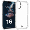 Elastyczne etui Bizon Case Salpa do iPhone 16, przezroczyste
