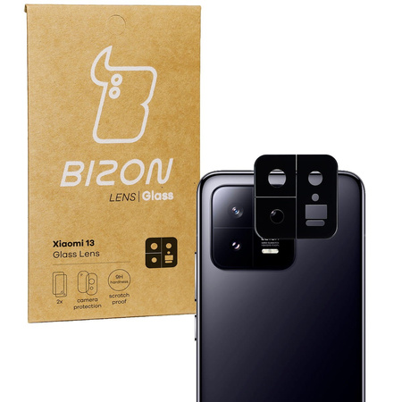 Szkło na aparat Bizon Glass Silk Lens do Xiaomi 13, 2 sztuki