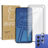 2x Szkło + szybka na aparat Bizon Edge 2 Pack do Galaxy S23