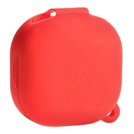 Etui Bizon Case Headphone Silicone do Galaxy Buds Live / Pro / Buds2 / Buds2 Pro / Buds FE, czerwone