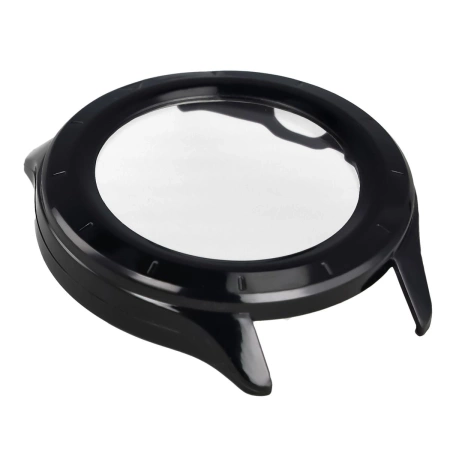 Etui ze szkłem do zegarka Bizon Case Watch Adamo do Xiaomi Watch S4, czarne