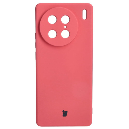 Etui Bizon Case Silicone Sq do VIVO X90 Pro, brudny róż