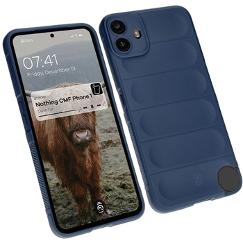 Pancerne etui Bizon Case Tur do Nothing CMF Phone 1, ciemnoniebieskie