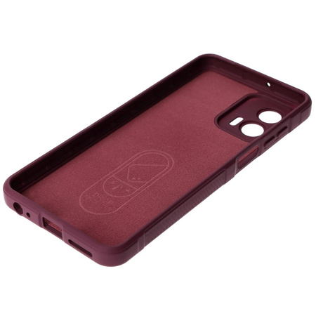 Pancerne etui Bizon Case Tur do Motorola Moto G73 5G, burgundowe