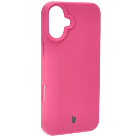 Silikonowe etui Bizon Soft Case do iPhone 16 Plus, fuksja