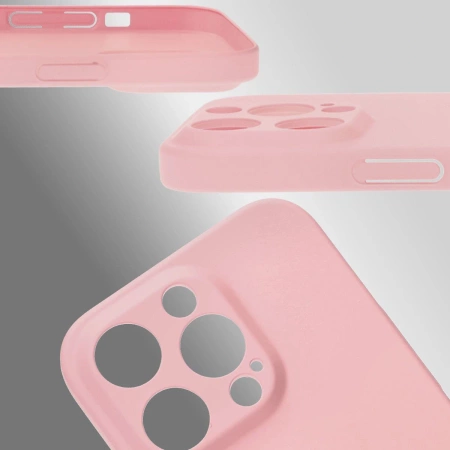 Etui Bizon Case Łupka do iPhone 14 Pro, różowe