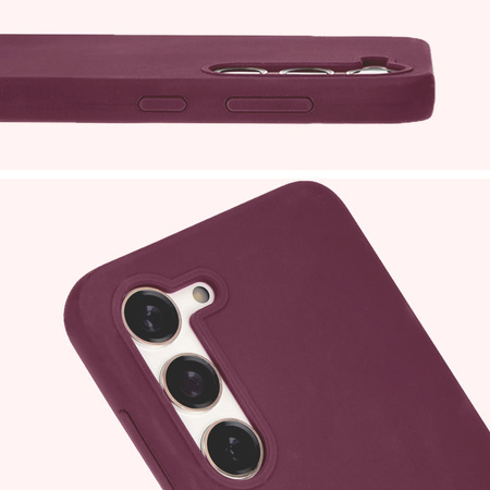 Etui silikonowe Bizon Soft Case do Galaxy S23, ciemnofioletowe