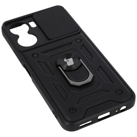 Etui Bizon Case CamShield Ring do VIVO Y16, czarne