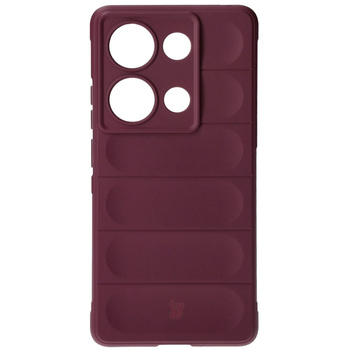 Pancerne etui Bizon Case Tur do Xiaomi Poco M6 Pro 4G / Xiaomi Redmi Note 13 Pro 4G, burgundowe