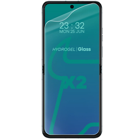 Folia hydrożelowa na tył i przód Bizon Glass Hydrogel, Motorola Razr 40 Ultra