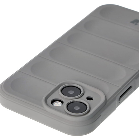 Pancerne etui Bizon Case Tur do iPhone 15, jasnoszare