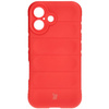 Pancerne etui Bizon Case Tur do iPhone 16, czerwone