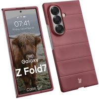 Pancerne etui Bizon Case Tur do Galaxy Z Fold7, burgundowe