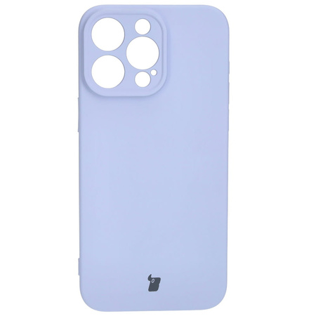 Etui Bizon Case Silicone do iPhone 15 Pro Max, jasnofioletowe