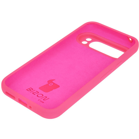 Silikonowe etui Bizon Soft Case do Google Pixel 9 Pro XL, neonowo-różowe
