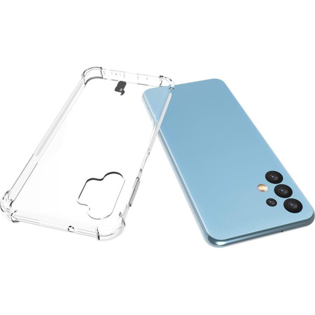 Etui + 2x szkło Bizon Case Clear Pack do Galaxy A13 4G, przezroczyste