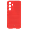Pancerne etui Bizon Case Tur do Galaxy S25, czerwone