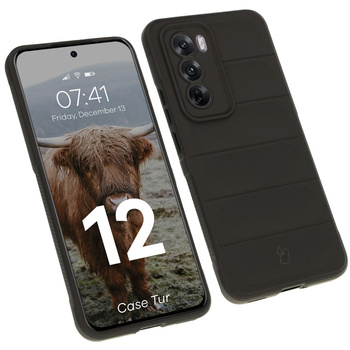 Pancerne etui Bizon Case Tur do Oppo Reno 12, czarne