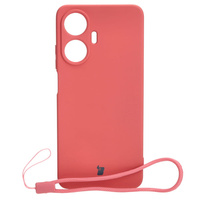 Etui Bizon Case Silicone do Realme C55, brudny róż