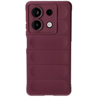 Pancerne etui Bizon Case Tur do Xiaomi Redmi Note 13 5G, burgundowe