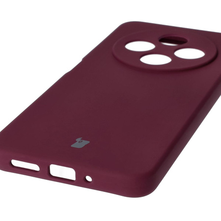 Silikonowe etui Bizon Soft Case do Xiaomi Redmi 14C 4G / Poco C75, ciemnofioletowe