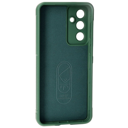 Pancerne etui Bizon Case Tur do Galaxy M55 5G, ciemnozielone