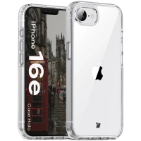 Etui Bizon Case Halo do iPhone 16e, przezroczyste